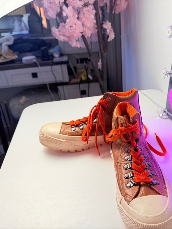 Shoes - Leather High Top Converse Limited Edition!!